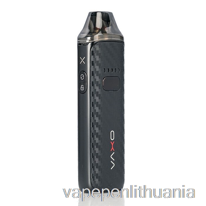 Oxva X 40w Pod System Black Anglies Pluošto Vape Skystis